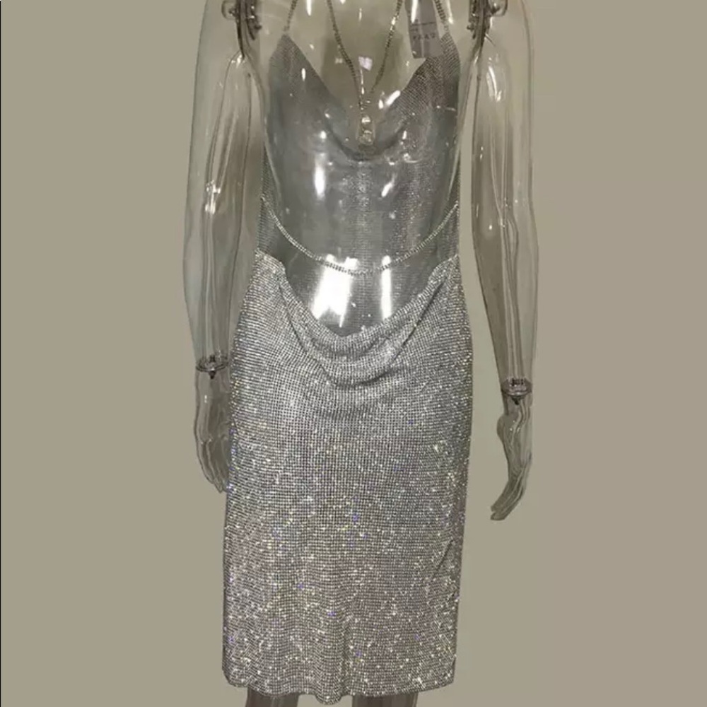 Diamanté mini dress - Picture 4 of 4